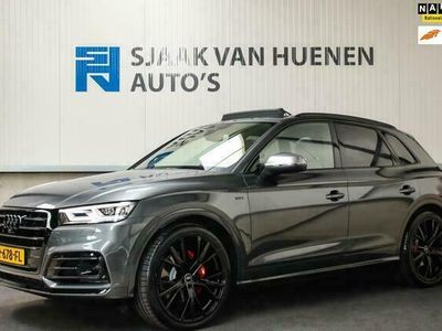 tweedehands Audi SQ5 3.0TFSI Q5 Quattro S-Line 354pk Automaat! 1e Eig|DLR|Luchtvering|Kuipstoelen|Panoramadak|Virtual Cockpit|Black|Carbon|22