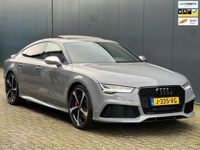 tweedehands Audi RS7 Sportback 4.0 TFSI Nardo Grey Facelift Boekjes 560PK