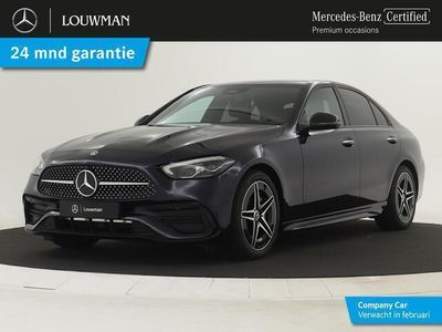 tweedehands Mercedes C180 AMG Line | Memorypakket | Sportief motorgeluid | Smartphone-integratie |