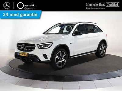 tweedehands Mercedes GLC300e 4MATIC Premium Plus | Trekhaak | Panoramadak | Burmester Sound | Treeplanken | Elek. achterklep | Adaptieve cruise control |