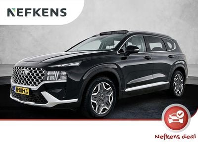 Zwart Gebruikt 2021 Hyundai Santa Fe Comfort SUV | € 31.925 (Eerlijke prijs)