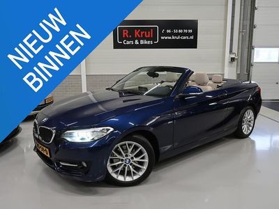 Blauw Gebruikt 2016 BMW 220 Sport Line Cabriolet | € 24.950 (Iets duurder)
