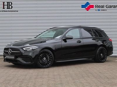 Occasion Mercedes C300 AMG line 2022 Zwart Stationwagen
