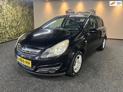 Zwart Gebruikt 2010 Opel Corsa Selection Hatchback | € 2.499 (Eerlijke prijs)