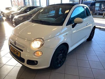 Wit Occasion 2014 Fiat 500C Lounge Cabriolet | € 7.450 (Eerlijke prijs)