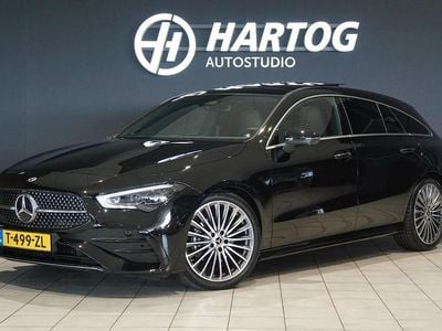 Zwart Occasion 2023 Mercedes CLA180 Shooting Brake AMG line Stationwagen | € 37.750 (Duur)