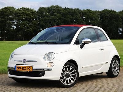 Wit (metallic) Gebruikt 2011 Fiat 500C Lounge Cabriolet | € 5.450 (Goede deal)