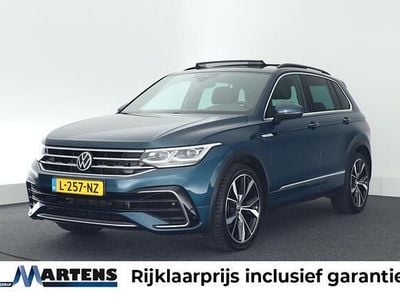 Blauw Occasion 2021 VW Tiguan R-line SUV | € 36.749 (Eerlijke prijs)