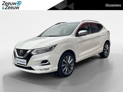 Pearl white m Occasion 2021 Nissan Qashqai Tekna+ SUV | € 21.444 (Goede deal)
