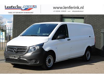 tweedehands Mercedes Vito 116 CDI 163 pk Lang Automaat Navi Apple Carplay Cruise Control, Laadruimte Pakket, PDC V+A