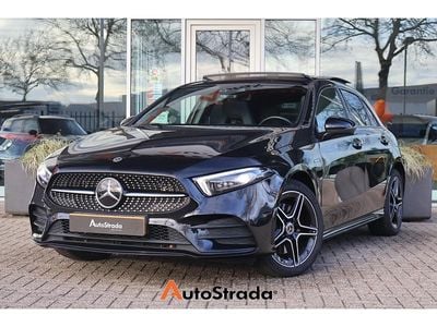 Zwart Occasion 2021 Mercedes A250 AMG line Hatchback | € 26.700 (Eerlijke prijs)