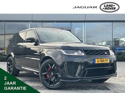 Santorini black (donker zwart metallic)ivoor Gebruikt 2019 Land Rover Range Rover Sport SVR SUV | € 94.900