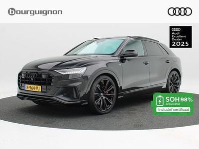 Zwart (metallic) Occasion 2021 Audi Q8 S-Line SUV | € 56.850 (Super prijs)