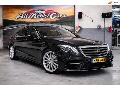 Zwart (metallic) Occasion 2019 Mercedes S560 AMG line Sedan | € 40.950
