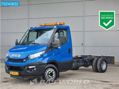 tweedehands Iveco Daily 70C21 3.0L 210PK 375cm wheelbase Luchtvering Chassis Cabine Fahrgestell Platform Airco Cruise control