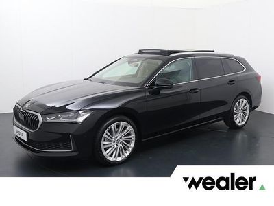 Occasion Skoda Superb First Edition 150 PK (110 kW) 2024 Zwart Stationwagen