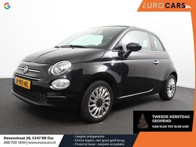 Zwart Gebruikt 2019 Fiat 500C Lounge Cabriolet | € 13.250 (Eerlijke prijs)