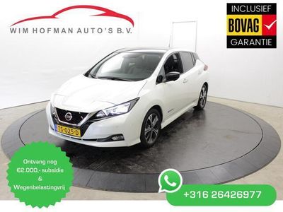 tweedehands Nissan Leaf Tekna 40 kWh Leer Camera Bose € 2.000 subsidie 202