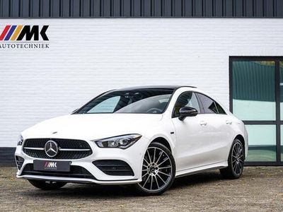 tweedehands Mercedes CLA250e Premium Plus AMG Night Burmester 360c Head-Up Di