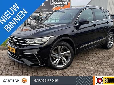 Zwart Gebruikt 2021 VW Tiguan R-line SUV | € 33.449 (Eerlijke prijs)