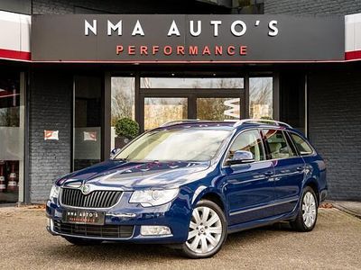 Occasion Skoda Superb Elegance 160 PK (117 kW) 2011 Blauw Stationwagen