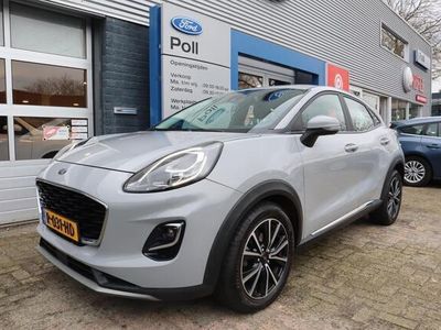 tweedehands Ford Puma 125pk EcoBoost Hybrid Titanium Navi Climat Winter pack Fabrieksgarantie 27-2-2026/100.000km