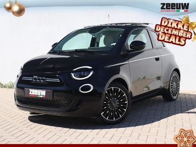 Zwart Gebruikt 2021 Fiat 500e La Prima Hatchback | € 21.900 (Iets duurder)