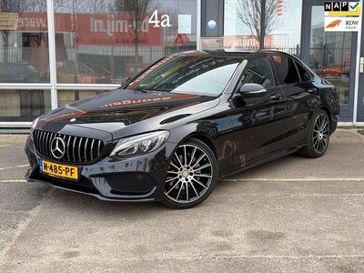 Occasion Mercedes C180 AMG line 157 PK (115 kW) 2015 Zwart Sedan