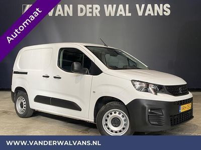 tweedehands Peugeot Partner 1.5BlueHDI 131pk Automaat L1H1 Euro6 Fabrieksgarantie Airco | Apple Carplay | Android auto cruisecontrol, parkeersensoren, trekhaak