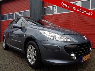 tweedehands Peugeot 307 1.4-16V Premium,5Drs,Navi,Clima,Cruise!