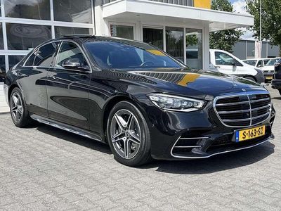 Zwart, metallic lak Occasion 2021 Mercedes S350 AMG line Sedan | € 99.850