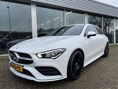 Wit Occasion 2019 Mercedes CLA180 Shooting Brake AMG Stationwagen | € 24.999 (Iets duurder)