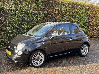 Zwart Occasion 2011 Fiat 500 Lounge Hatchback | € 3.495 (Eerlijke prijs)