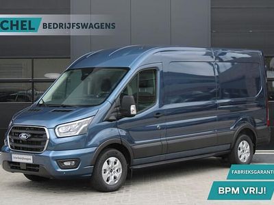 Blauw (metallic) Occasion 2024 Ford Transit Limited Van | € 45.950 (Duur)