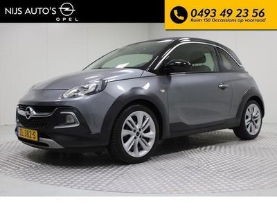 tweedehands Opel Adam 1.0 Turbo Rocks BlitZ | climate control | panarama dak | navigatie fullmap | carplay | stuur/stoelverwarming | cruise | bluetooth telefoon