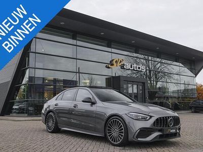 Grijs Occasion 2021 Mercedes C300 AMG Sedan | € 49.950 (Iets duurder)