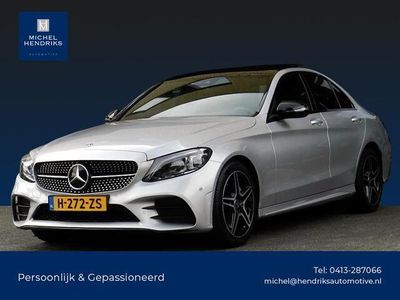 tweedehands Mercedes C180 AMG Night Edition Panoramadak Orig.NL