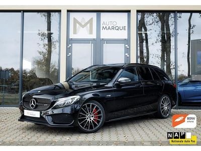 Zwart (metallic) Gebruikt 2017 Mercedes C43 AMG AMG Stationwagen | € 32.900 (Goede deal)