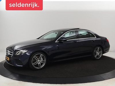 Blauw Gebruikt 2016 Mercedes E200 AMG line Sedan | € 27.900 (Eerlijke prijs)