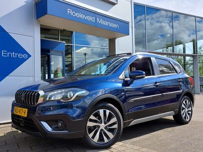 tweedehands Suzuki SX4 S-Cross 1.0 Boosterjet 110pk High Executive | Origineel NL | Navi + Apple Carplay | Leder+Verwarmd | Panorama Schuifdak | Clima | Adap.Cruise | Keyless Entry | Pdc V+A+Camera | Privacy Glass | 17''lm