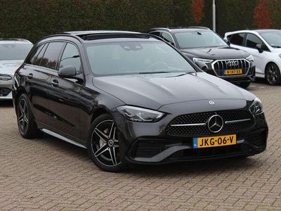 Grijs Occasion 2023 Mercedes C300e AMG line Stationwagen | € 37.999 (Eerlijke prijs)