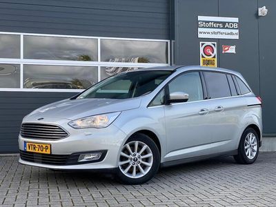 tweedehands Ford Grand C-Max VAN Grijs Kenteken 1.5 TDCi 120pk Titanium | Adaptieve Cruise | Winterpack | Keyless entry | 100% onderhouden