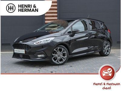 tweedehands Ford Fiesta 100pk E.B. ST-Line (1ste eig./S.stoelen/NAV./Climate/PDC/Cruise/P.Glass)