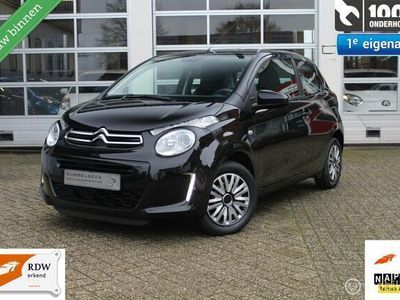 tweedehands Citroën C1 1.0-12V E-VTi Feel 3-Drs Nieuw Model Ledverlichting Airco Cruise Control Boordcomp. Centr.Vergr. Elek.Ramen Stuurbekr. Dubb.Airbags&Speakers Radio/Cd/Mp3/Usb/Aux 12V.-Aansl. Zwart Interieur Isofix Métallic Lak Nieuwe APK!