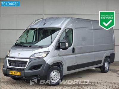 tweedehands Peugeot Boxer 2.2 Hdi L3H2 Zilvergrijs CarPlay Camera Cruise Airco Nieuw! 13m3 Airco Cruise control