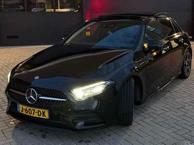 Zwart Occasion 2020 Mercedes A180 AMG Hatchback | € 23.999 (Eerlijke prijs)