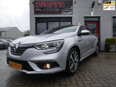 tweedehands Renault Mégane IV Estate 1.5 dCi Bose -AUTOMAAT-MASSAGE STOEL-GROOT SCHERM-CLIMA-CRUISECONTROL-HALF LEDER-TREKHAAK 1700 KG-KEYLESS-