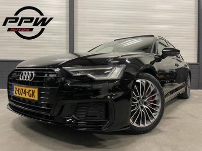 tweedehands Audi A6 Avant 55 TFSI e quattro Competition 367PK PANO/B&O/BLACK OPTIC/MATRIX/VIRTUAL/19"/CAMERA/CARPLAY/ADAPTIVE ONDERSTEL/S-LINE SPORTAPKKET/VOLLEDIG DEALER HISTORIE/BTW-AUTO