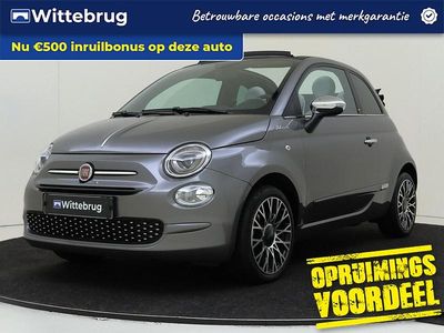 Grijs Occasion 2022 Fiat 500C Dolcevita Cabriolet | € 16.425 (Eerlijke prijs)