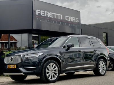 tweedehands Volvo XC90 2.0 T8 AUT8 TWIN ENGINE AWD 7PERS INSCRIPTION 128D.KM PANODAK LEDER NAVI CAMERA PARK-ASSIST 20 INCH-LMV PDC